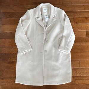 Abercrombie & Fitch Cream Trench Coat
